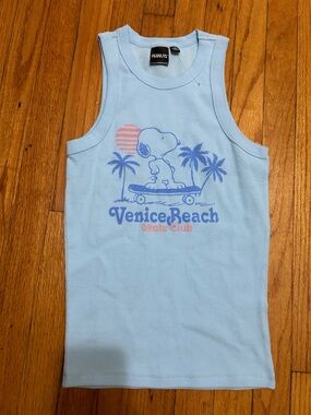Peanuts Venice Beach Skate Club Tank Size Small